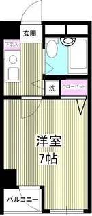 アクア江戸川橋【1階】の間取り