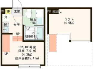 main stage【1階】の間取り