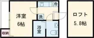 ヒロアーカ新守山【1階】の間取り