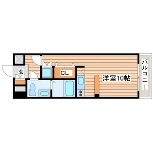 レジディア仙台本町【3階】の間取り