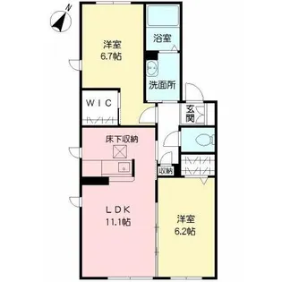 シャーメゾンKEN【1階】の間取り