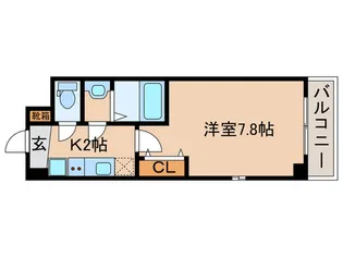フィアスコ-ト梅小路【3階】の間取り