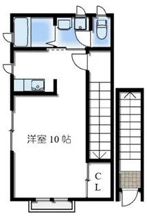 メゾンドプロバンス II【2階】の間取り