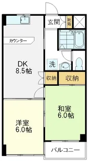 メゾンドエクレール【2階】の間取り