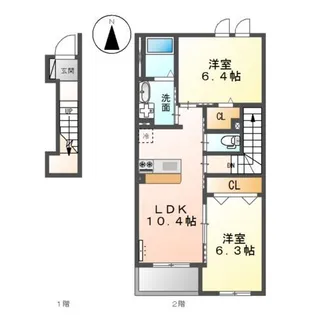 ロード【2階】の間取り