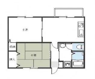 エスポワール21【2階】の間取り