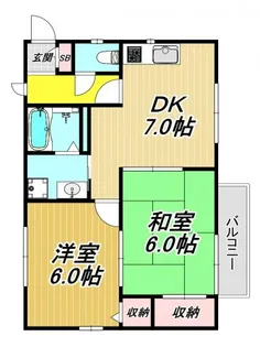 NKハイツ【1階】の間取り