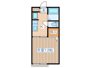 ヴェルドミール八幡【2階】の間取り