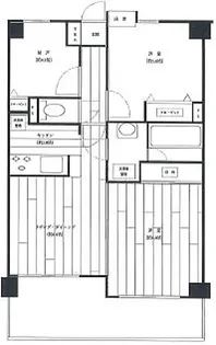 エクメーネ西新井西公園弐番館【1階】の間取り