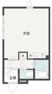 ヂオメトリー【3階】の間取り