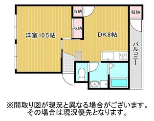 スルガハイツ8号【4階】の間取り