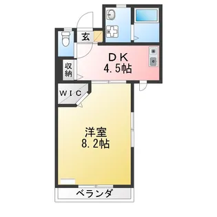 ボヌール・ジョイ【1階】の間取り