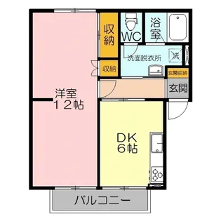 コナハイムB棟【2階】の間取り