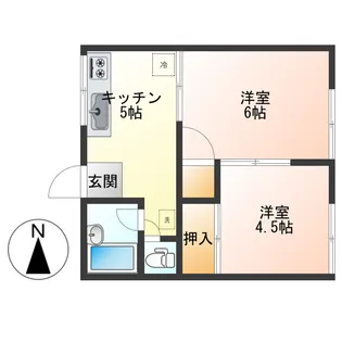 オパールハイツ【2階】の間取り