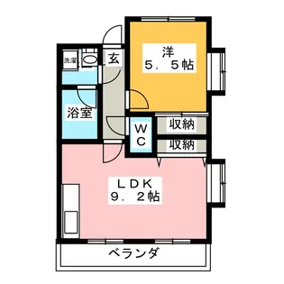 フォンテーヌICHIKAWA【1階】の間取り