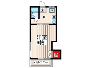 フラット R【1階】の間取り