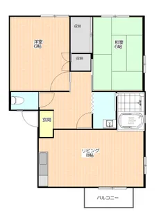 エルフローラ戸坂【2階】の間取り