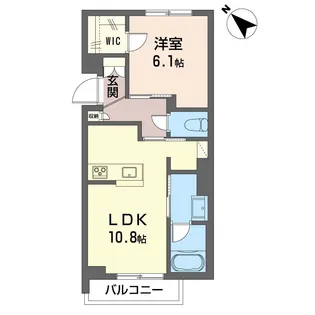 クオリスタ マース【3階】の間取り