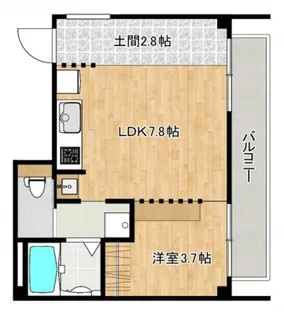 バール千田町ビル【2階】の間取り
