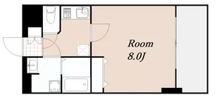 プレサンス梅田【15階】の間取り