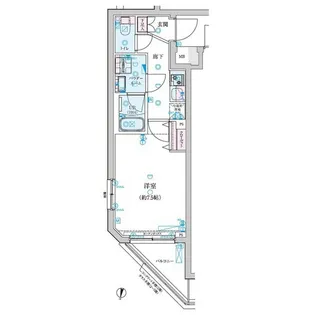 ジェノヴィア新中野スカイガーデン【1階】の間取り