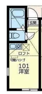 ユナイト井土ヶ谷スウィーツベリーオペラ【1階】の間取り