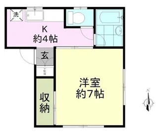 SAMAX MIMURA【1階】の間取り