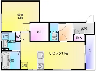 シャーメゾン ソレイユ【1階】の間取り