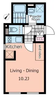 PASEO渋谷幡ヶ谷【4階】の間取り