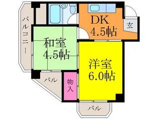 ベア-ハイツ【2階】の間取り
