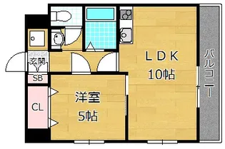 M‘プラザ香里壱番館【4階】の間取り