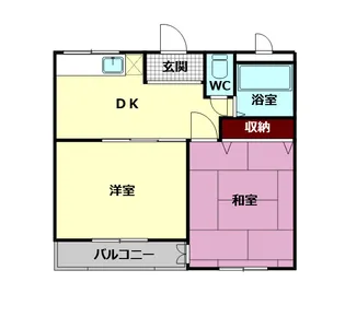 シティパレス三条大宮P2【4階】の間取り