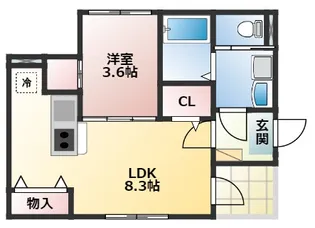 WILLS II【1階】の間取り