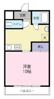 アバンダント初生【3階】の間取り