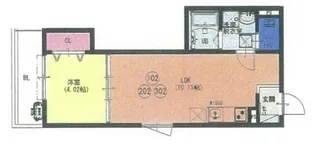 F+style出島海岸通(エフスタイル出島海岸)【3階】の間取り