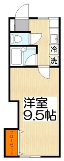大八木荘【1階】の間取り