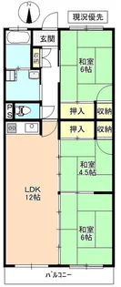 岡田ハイム【3階】の間取り