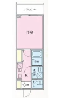 プライマル西大井グリーン【1階】の間取り