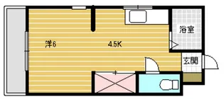 Kフロントビル【2階】の間取り