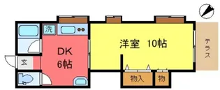 第1メリーハウス【1階】の間取り