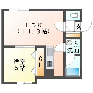 レユシールK【2階】の間取り