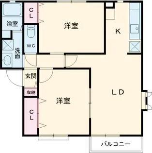 ウェルヴィラYOU【1階】の間取り