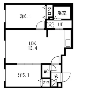 NOBLE Charmant(ノーブルシャルマン)元町【3階】の間取り