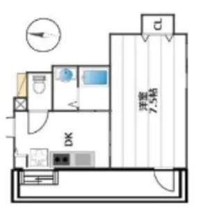 EWレジデンス東中山【2階】の間取り