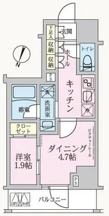 ARKMARK方南町Sta.【6階】の間取り