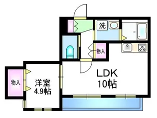 ウイリング目白台【1階】の間取り