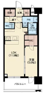 リッツ新大阪プレミアム【7階】の間取り