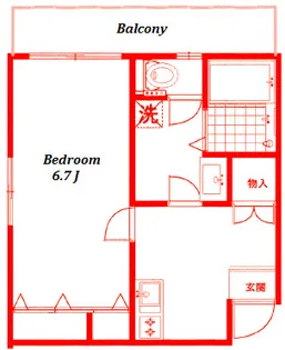 Calm House【1階】の間取り