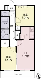 ラムルッカ【2階】の間取り