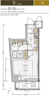 MAXIV北千住DUE【10階】の間取り